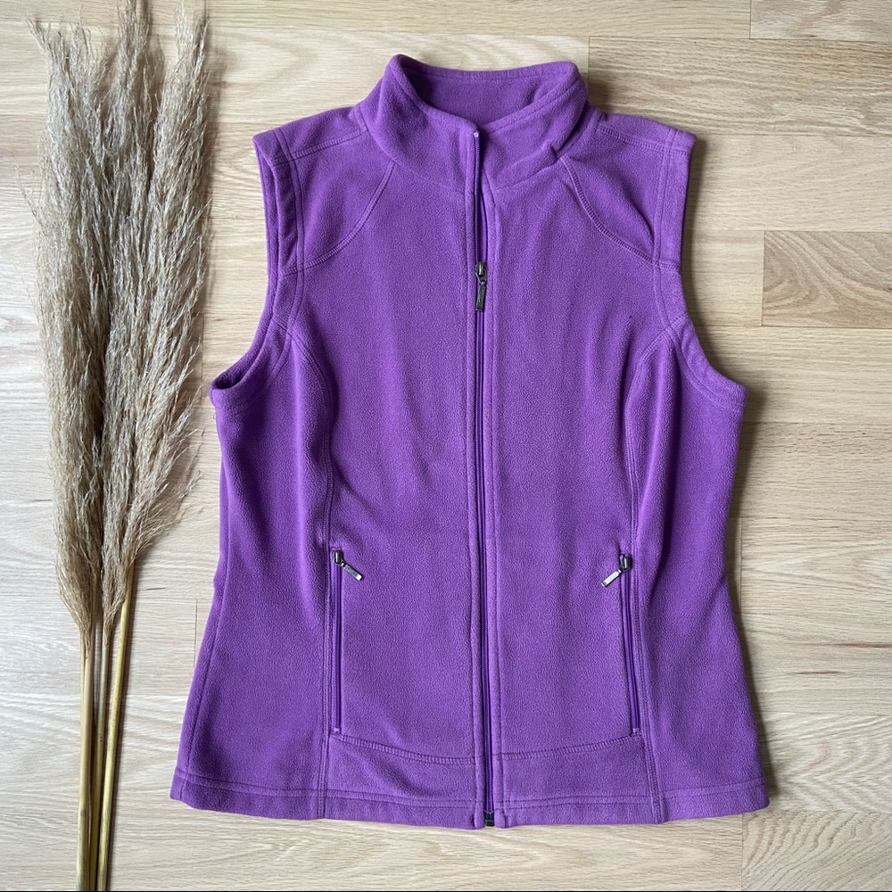 Vintage Northern Reflections Purple Fleece Vest